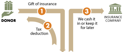 Gift of Life Insurance Diagram